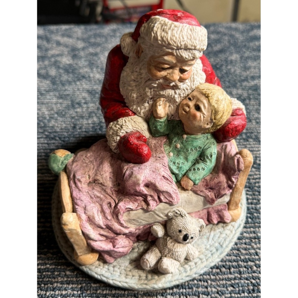 Vtg 1987 Bed Time Story Santa, United Designs,The Legend of Santa Claus, Rare